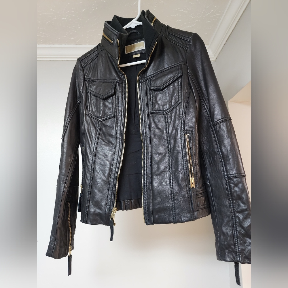 Michael Kors Leather Jacket